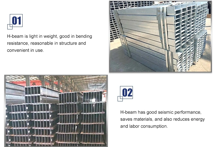 Steel I Beam Price Galvanized Welded Heb Beam Wide Flange Wholesale H Section H-Beam Hot Rolled Construction Steel Profile Metal H Beam